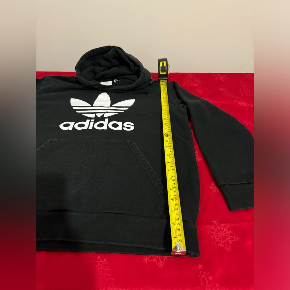 Adidas Classic Trefoil Black Pullover Hoodie /Sweatshirt Adult Size M - Picture 2 of 4